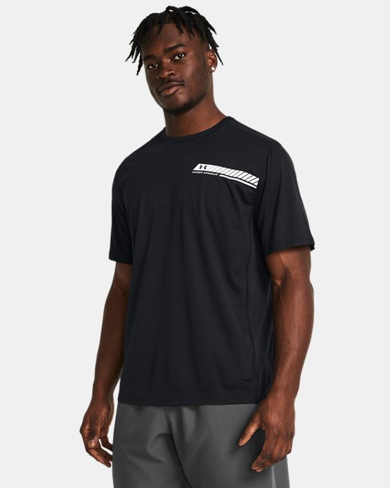 Men's UA CoolSwitch Vented Short Sleeve in Black image number 0